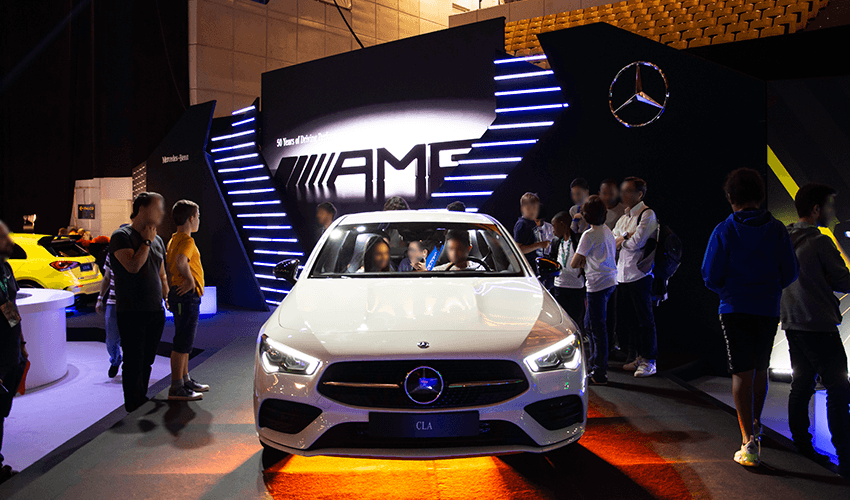 Stand Mercedes-Benz Portugal no Moche XL eSports 2019