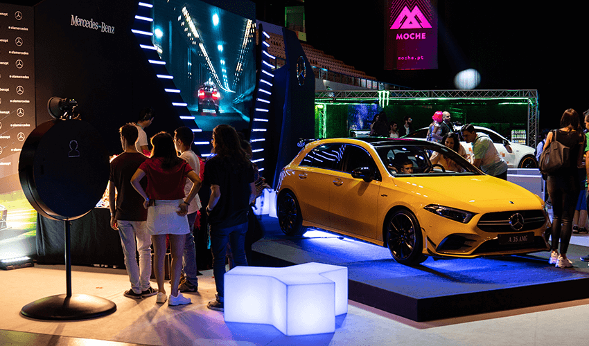 Stand Mercedes-Benz Portugal no Moche XL eSports 2019