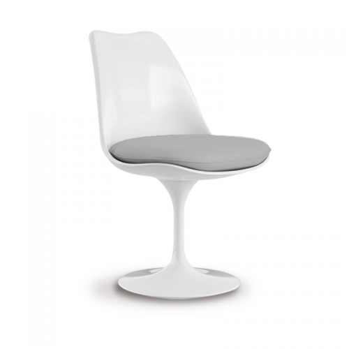 Cadeira Tulipa Prateada