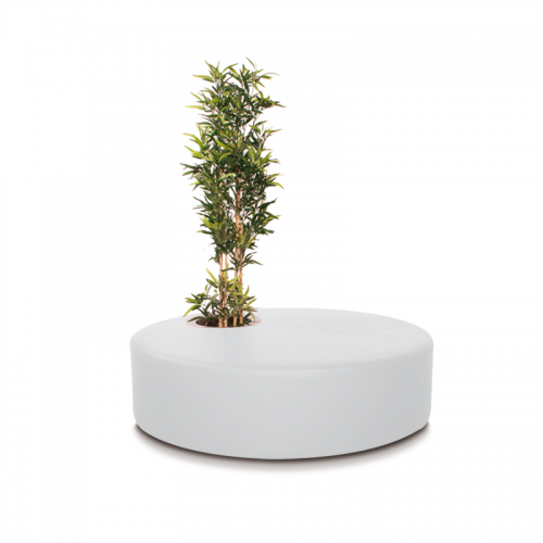 Pouf Poppy Plant Branco